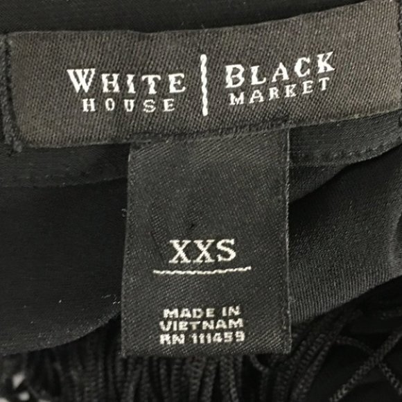 WHBM Sleeveless Tiered Fringe Dress - Picture 7 of 9